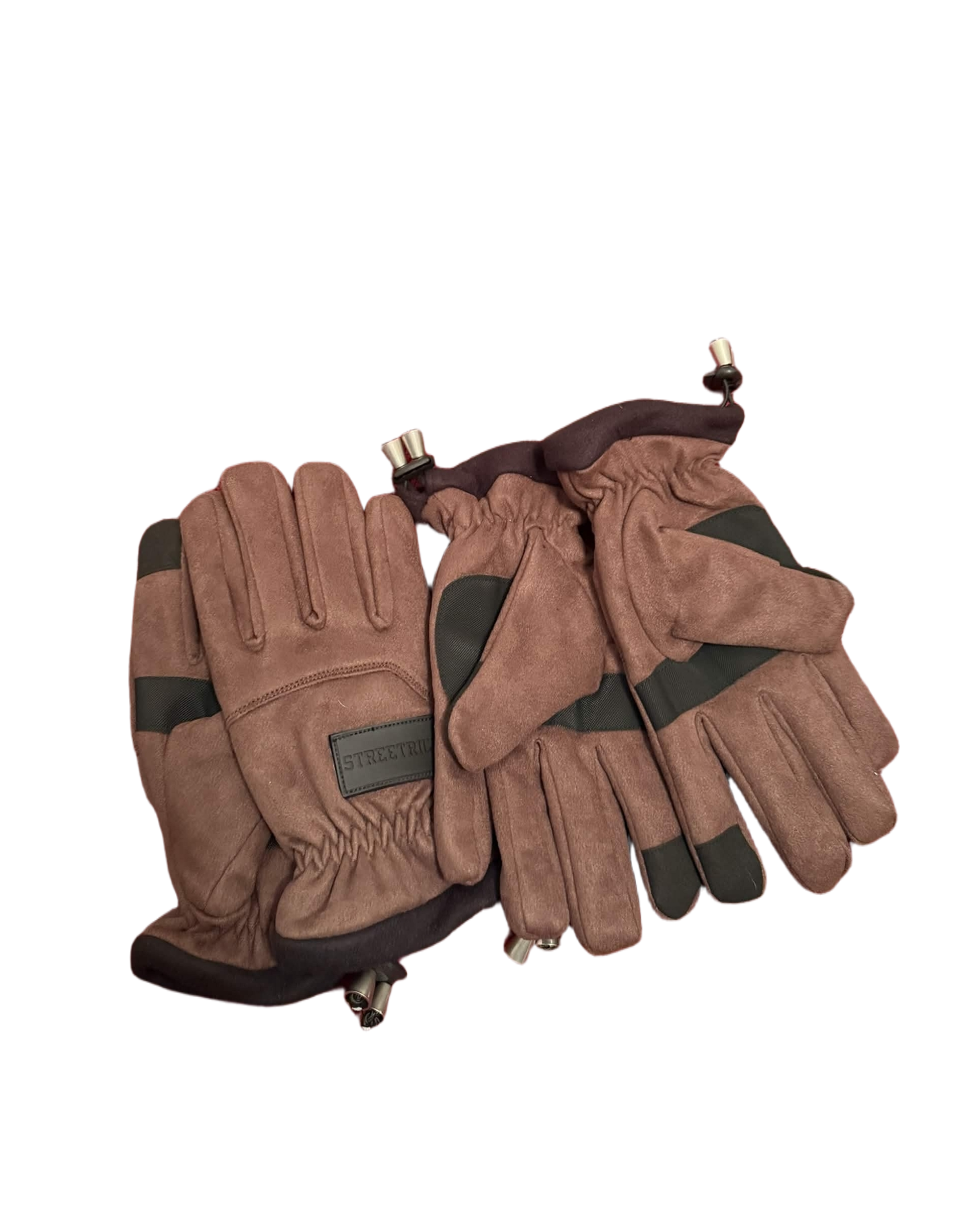 Streetrich Brown Suede Gloves.