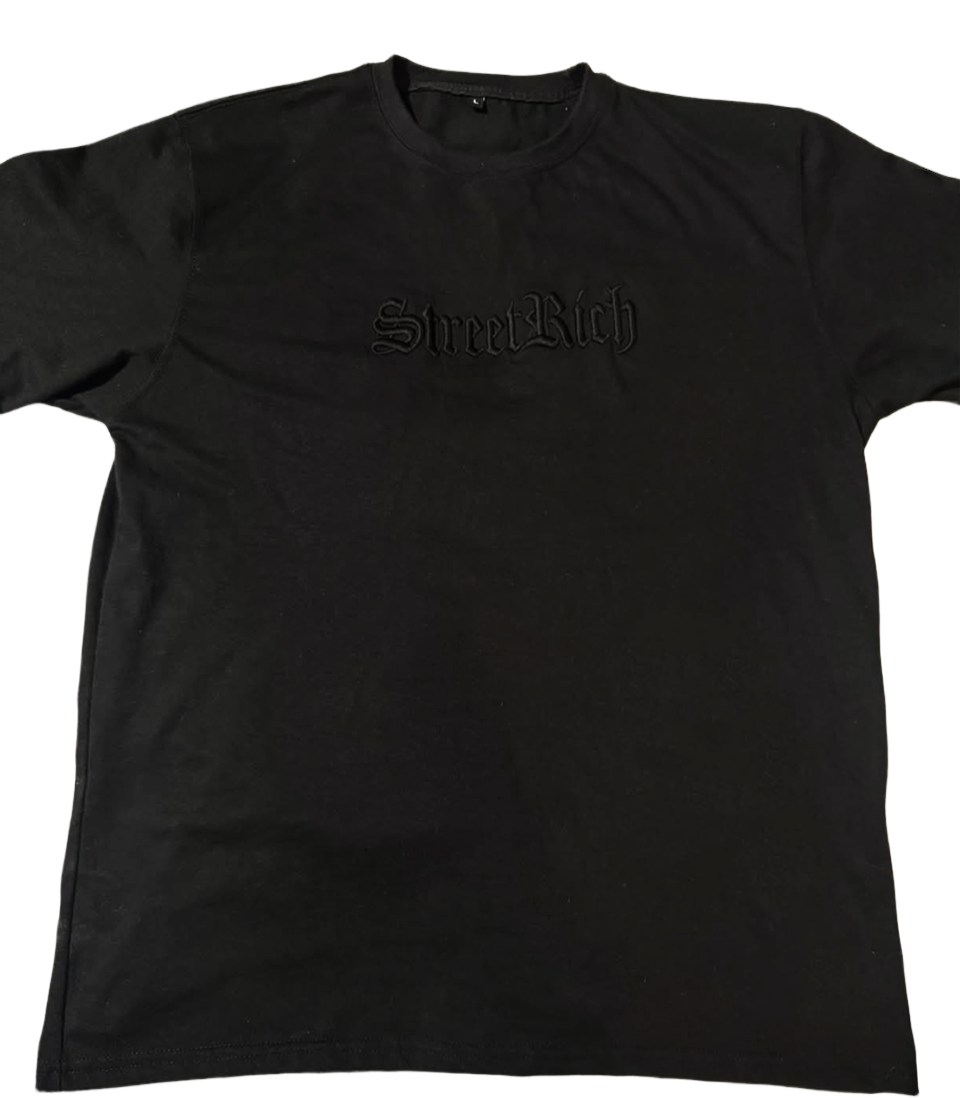 Streetrich Black Tee